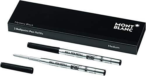 MONTBLANC Lot de 2 mines à bille grand format Noir mystery