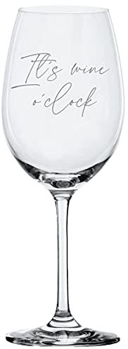 KT-Schmuckdesign Weinglas Leonardo - It´s Wine o´Clock
