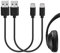 GEEKRIA Kurzes Ladekabel für Kopfhörer, Lautsprecher, kompatibel mit Bose QC 2, QC45 Kopfhörer, SoundLink Flex Ladegerät, Ersatznetzkabel USB auf USB-C (30 cm)