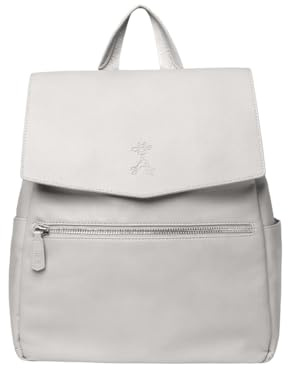 Wickelrucksack, Wickeltasche, Wickelrucksack, Wickeltasche, Hopsitaltasche, Kunstleder, veganes Leder, Babytasche, Luxuriöse, grau, L