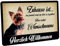 Crealuxe Personalisierbare Fußmatte - Yorkshire Terrier Zuhause ist wo jemand rennt um Dich zu begrüßen - Türmatte mit Wunschtext, Name oder Motiv – rutschfest – 60x40 cm – Türvorleger