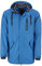 Dry Fashion Herren PU-Parka Lübeck - Regenjacke Herren Wasserdicht Winddicht Reißverschluss Outdoor Jacke Männer in Hellblau Größe 6XL