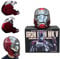 flydragon MARVEL Legend Iron Man Mk5 Electronic Helmet Jarvis 1:1 Wearable English Voice Control Electric Opening and Closing Mask with Touch Sensor Avengers Movie Role-playing Halloween Cosplay, Red
