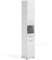 Newroom Schrank Weiß Hochglanz Badschrank Modern - 30x182x31 cm (BxHxT) - Hochschrank Badezimmermöbel - [Floyd.Three] Bad Badezimmer