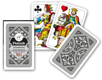 Piatnik Französich/Doppeldeutsch, 9.5 cm x 12.5 cm x 2.5 cm
