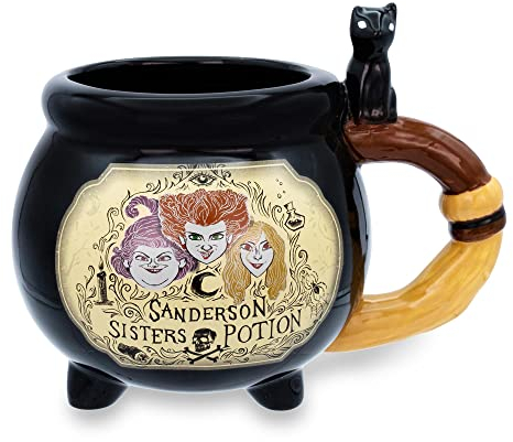 Silver Buffalo Hocus Pocus Sisters Potion Label Boxed Ceramic 3D Sculpted Mug, 20 Ounces