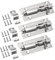 3 inch Small Bolt Lock, Door Bolt Barrel Sliding Latch Lock with Screws for Bathroom, Pet Doors, Fences, Shed Doors,