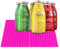 SmoothieDog Hundesmoothie 6er Mix + Trixie Backmatte Pink - je 2X: Huhn, Rind, Lamm - Hundeleckerli selber Machen - Zucker- & glutenfrei - Hundekekse, BPA-Frei - je 250ml
