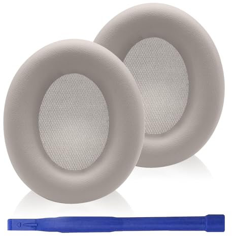 Adhiper Replacement Ear Pads Cushions for Beats Studio Pro Wireless Noise Cancelling Headphones, Studio Pro Earpads with Soft Protein Leather, Noise Isolation Memory Foam - Sandstone