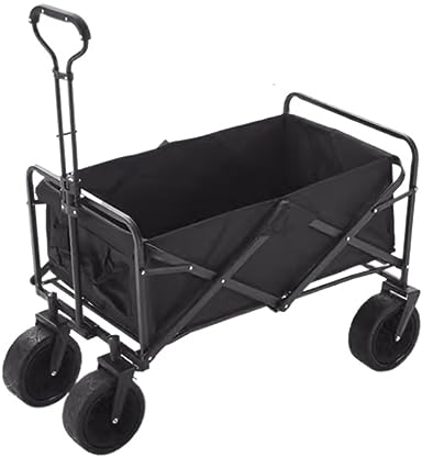 Bollerwagen Faltbar Outdoor Folding Utility Wagon Offroad Folding Trolley Gartentransport Bollerwagen Für Alle Oberflächen Gartenwagen
