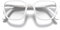 LONDON MOLE Brillen | Hollywood-Lesebrille | Quadratische Lesebrille | Coole Leser | Stilvolle Lesebrille | Unisex | Federscharniere | Matte Weiße | + 2,0 Vergrößerung, LM-HOL-W-2
