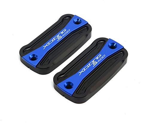 Motorrad-Bremstankdeckel Für Kymco Xcitings400 Xciting S 400 2017 2018 2019 Motorradzubehör Bremsflüssigkeit Tank Kappe Ölabdeckungen (Color : Blau)