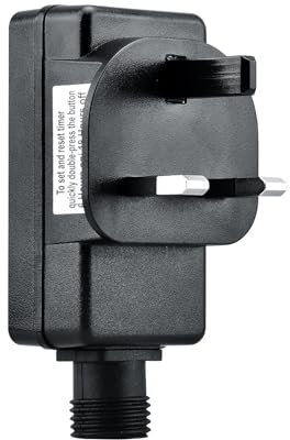 Transformer Plug for Christmas Lights, Cshare 31V Outdoor Adapter Replacement Plug with Timer 8 Modes Waterproof Power Supply for Christmas Tree Lights, Icicle String Light, Outdoor Festoon Light