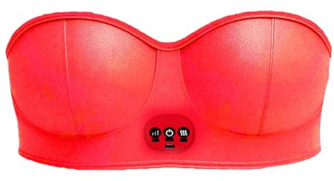 Elektrisches Brustmassagegerät – Brustwachstumsmassagegerät, Smartes Schönheitsgerät zum Wärmen | Kabelloses elektrisches Brustvergrößerer, USB-Körperpflege mit 3 Vibrationseinstellungen für Frauen