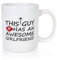 This Guy has an awesome Girlfriend - Tasse Weiss - Kaffeetasse/Geschenk/Familie