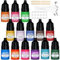 HOMY ARTY Tinte Para Velas 14 Colores, Colorante Para Velas, Tinte De Color De Vela Vívido Para Hacer Velas, Tinte De Cera Natural Altamente Concentrado, 5 ml Cada Uno