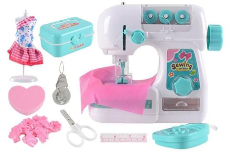 Gitohoni Elektrische Nähmaschine Spielzeug Rollenspiel Lernspielzeug für Jungen