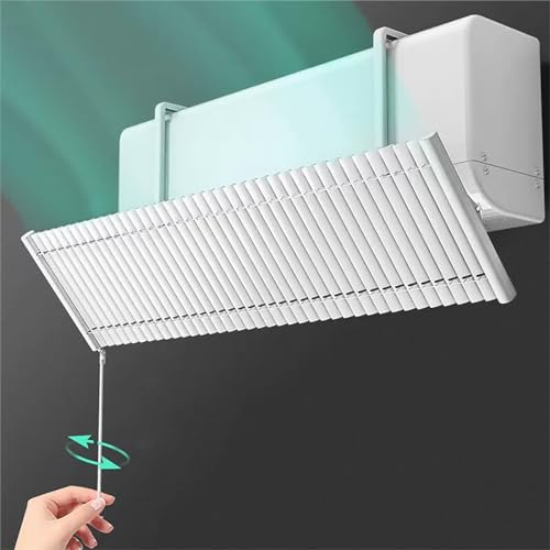 Universal Air Conditioner Windshield, Air Conditioning Vent Deflector with Two Air Guide Modes, Air Conditioner Flow Deflector with Eco- Mat