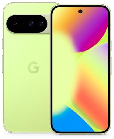 Google Pixel 10 5G (2025) GK2MP 128GB + 12GB RAM, Dual-SIM (nano-SIM, eSIM), Android 16 Factory Unlocked Smartphone (Lemongrass)