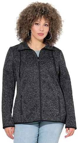 Ulla Popken Damen Sweatjacke