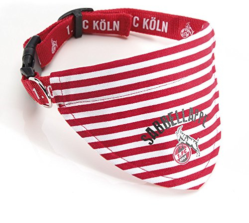 1. FC Köln Hunde Halsband MIT DREIECKTUCH Tuch Gr. M