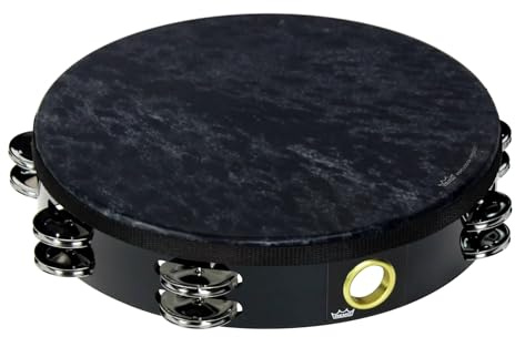 Remo Tambourine Wild 10 Single Row TA-8110-70-SD015, black