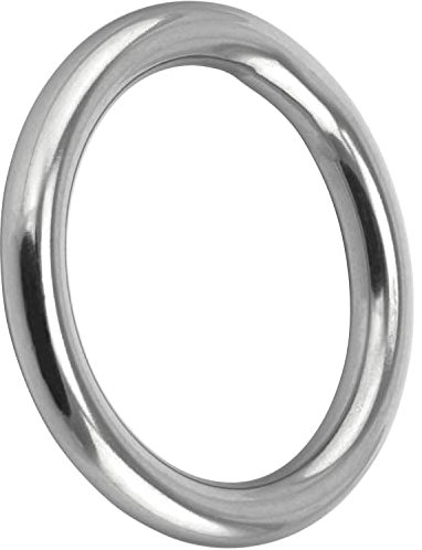 FASTON® Ring 3x30 mm geschweißt, poliert, Edelstahl A4 (V4A) (2 Stück) Metallring O-Ring Edelstahlringe Stahlring