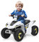 COSTWAY Quad avec Batterie 6V pour Enfant, Quad Électrique avec Marche Avant/Arrière, Fonctionnement Sécurisé et Vitesse Max de 4,5 km/h, Cadeau pour Garçons et Filles, Bleu/Noir/Blanc/Rouge (Blanc)