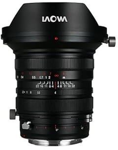 wotsun Venus Laowa 20mm f/4 Zero-D Shift Ultra Wide-Angle for Nikon Z Mount Camera, Full Frame Zero-Distortion