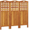 vidaXL Paravent Trennwand Raumteiler Spanische Wand Raumtrenner Sichtschutz Zusammenklappbar 3-TLG. 121,5x2x115cm Massivholz Akazie