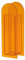 Vase à fleurs résistant à la casse décoratif compact en acrylique pour bureau Orange