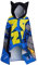 DC Comics Serviette à Capuche Batman en 100% Coton Poncho pour Enfants Serviette de Plage Serviette de Bain Serviette de Bain Serviette de Natation Peignoir de Change