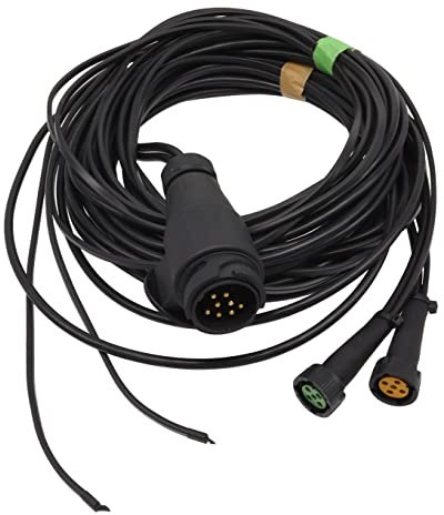 trailer parts4u Kabel Kabelbaum Kabelsatz für Aspöck 13pol 7m Bajonettanschluß 5pol 2X Abg. 4,7m