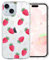 Cute Phone Case for iPhone 15 Plus 6.7 Inch with kawaii Strawberry Daisy Flower Design,Clear Slim Soft TPU Shockproof Protective Cover Compatible for iPhone 15 Plus for Women Girls Kids