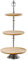 Riess Ambiente Dekorative Etagere Pure Nature 68cm Silber Mangoholz Handmade DREI Etagen