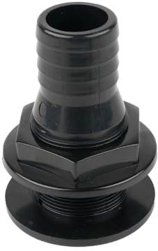 Bootsablass, Thru Hull Fitting Zubehör, Durch Hull Drain, 3/4 Zoll Durchsteckverbinder, ABS Borddurchlass Verschraubung für Boote, Marine