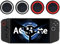 GIOPUEY Copri Analogici Compatibile con Lenovo Legion Go, 4 Pezzi Silicone Joystick Thumb Stick Grips cap Cover Case Custodia Protettiva, Morbida e Antiscivolo - Black/Red+Black/White