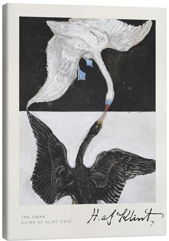The Swan Leinwandbild von Hilma af Klint 60 x 80 cm Wandbilder Wanddeko