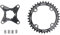 DJC Fahrrad-Kettenblatt, rund, 6 mm, Offset-Adapter, Spider-Set für GXP XX1 Eagle X01 GX X1 X0 X9 für Sram DM 32T 34T 36 38 40T MTB Rennrad Direct Mount