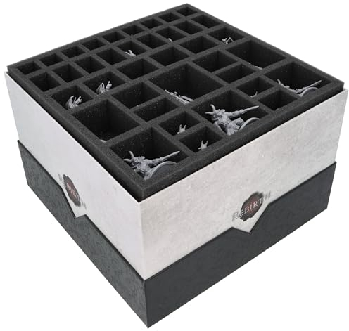 Feldherr Schaumstoff Insert kompatibel mit Black Rose Wars Rebirth - Grundspielbox - Sorter zum sicheren Aufbewahren und Transportieren deiner Miniaturen