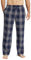 Jveyvth Pantalon de Pyjama Pour Homme, Pantalon de Nuit à Carreaux En Flanelle de Coton, Pantalons de Pyjama Avec Poches Et Braguette Boutonnée
