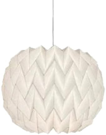 Origami Design Papier Lampenschirm, Nordische Kreativpapier Lampenschirm Deko Papier Laterne, Papier Deckenlampen Shade, Folding Papier Rund Lampenschirm (C)