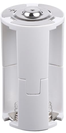 MHADBKH 1 x Batterie-Konverter-Adapter der Größe AA auf D für konvertierte Box, 3 x Batteriehalter-Boxen AA auf D
