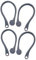 HOMSFOU 2pares Auriculares Deportivos Antipérdida con Ganchos De Silicona Seguro y Cómodo para Color Gris Accesorios para Actividades Al Aire y Ejercicio
