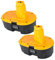 2Pack DE9098 Battery for Dewalt 18V 5.0Ah Ni-Mh Replacement for Dewalt 18V Battery DW9096 DE9098 DE9095 DW9095 DC9096 DE9039 DE9096 DW9098 388683-12 651034-01