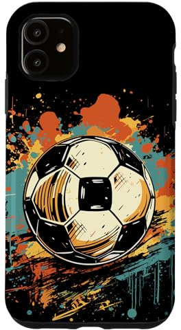 Fußball Graffiti Streetart Fußballfan Hülle für iPhone 11