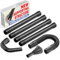 Sealegend Universal Leaf Blower Gutter Attachment for Gutter Cleaning, Gutter Cleaning Tools from Ground with Suppotive Structure and Telescopic Hose All-Round Cleaning, 11 Feet