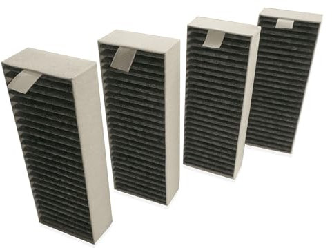 Distri+ - Lot de 4 filtres à charbon pour hotte aspirante Bosch et Siemens - alternative pour pièce d'origine N°17007412-17007113