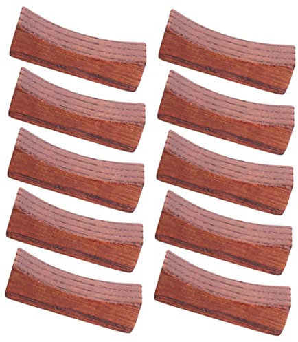 IMIKEYA 10 Pezzi Set di poggia Bacchette Supporto per Bacchette per Tavolo Cucchiaio Riposo Utensili da Cucina Porta Posate guidato poggia Posate Porta Bacchette Porta forchetta di Legno