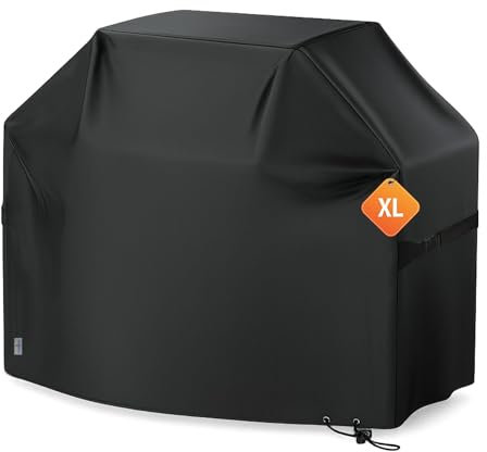BBQ Abdeckhaube Premium Grillabdeckungen Schutzhaube für Gasgrill schwarz XL 140 x 65 x 120 cm